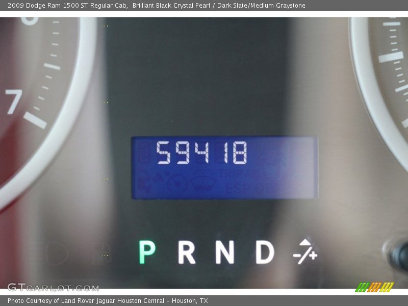Brilliant Black Crystal Pearl / Dark Slate/Medium Graystone 2009 Dodge Ram 1500 ST Regular Cab