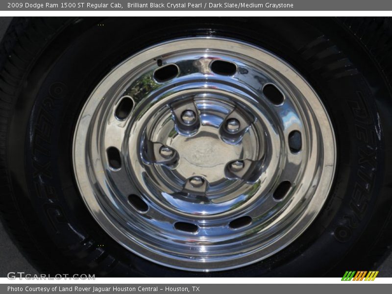 Brilliant Black Crystal Pearl / Dark Slate/Medium Graystone 2009 Dodge Ram 1500 ST Regular Cab