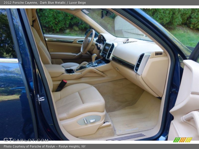 Dark Blue Metallic / Luxor Beige 2012 Porsche Cayenne