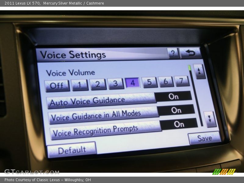 Mercury Silver Metallic / Cashmere 2011 Lexus LX 570