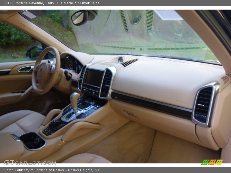 Dark Blue Metallic / Luxor Beige 2012 Porsche Cayenne
