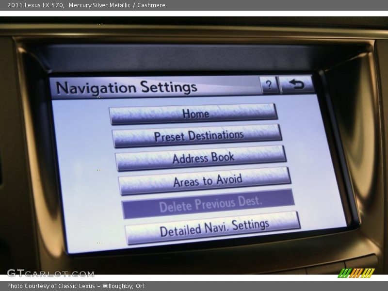 Mercury Silver Metallic / Cashmere 2011 Lexus LX 570
