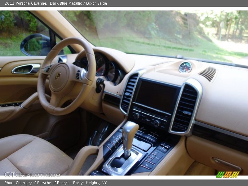 Dark Blue Metallic / Luxor Beige 2012 Porsche Cayenne