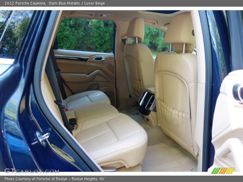 Dark Blue Metallic / Luxor Beige 2012 Porsche Cayenne