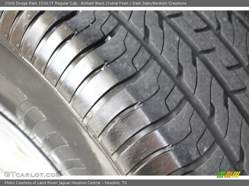 Brilliant Black Crystal Pearl / Dark Slate/Medium Graystone 2009 Dodge Ram 1500 ST Regular Cab