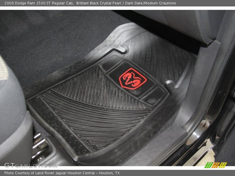 Brilliant Black Crystal Pearl / Dark Slate/Medium Graystone 2009 Dodge Ram 1500 ST Regular Cab