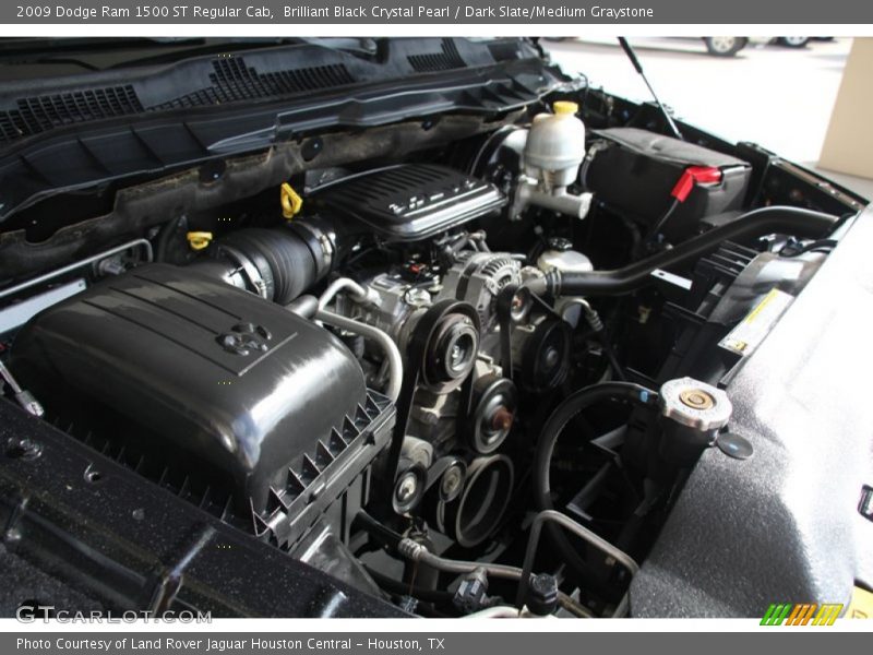 Brilliant Black Crystal Pearl / Dark Slate/Medium Graystone 2009 Dodge Ram 1500 ST Regular Cab