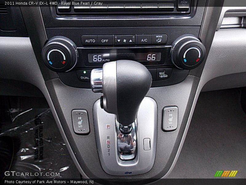 Royal Blue Pearl / Gray 2011 Honda CR-V EX-L 4WD