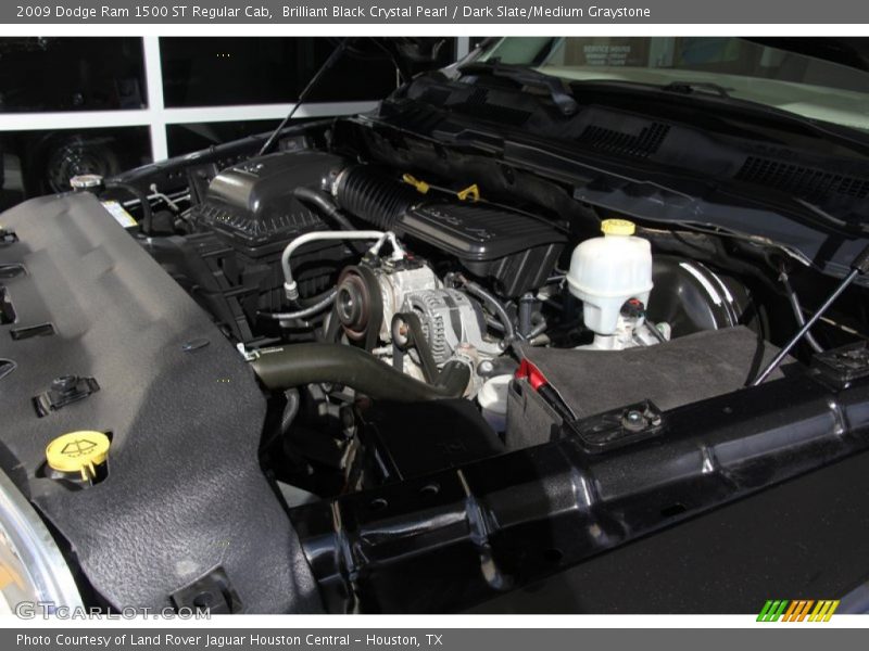 Brilliant Black Crystal Pearl / Dark Slate/Medium Graystone 2009 Dodge Ram 1500 ST Regular Cab