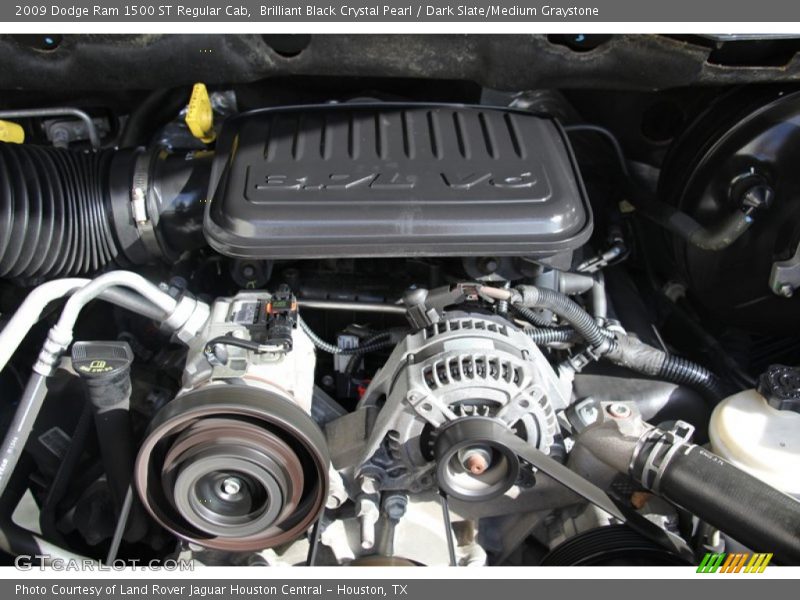 Brilliant Black Crystal Pearl / Dark Slate/Medium Graystone 2009 Dodge Ram 1500 ST Regular Cab