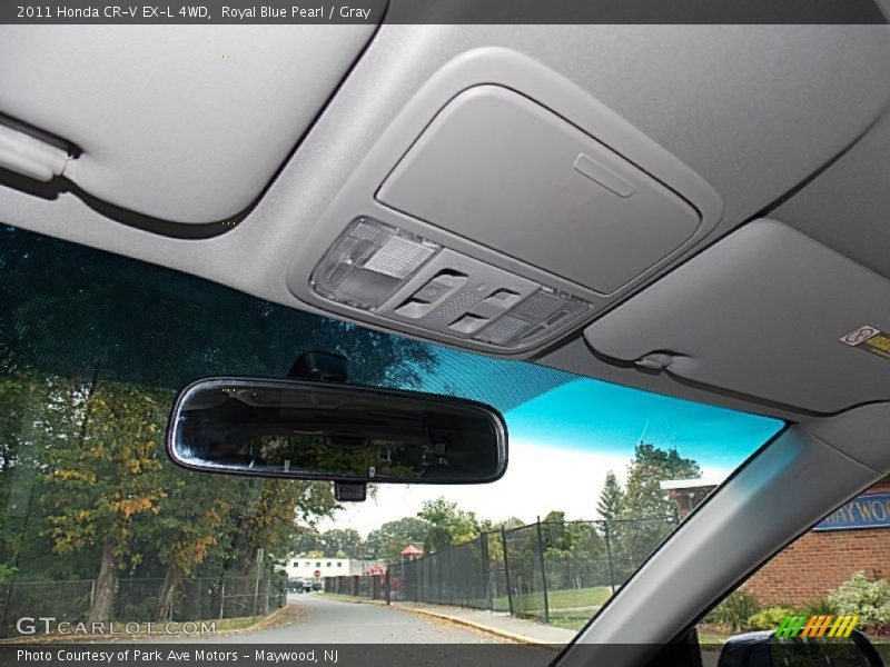 Royal Blue Pearl / Gray 2011 Honda CR-V EX-L 4WD
