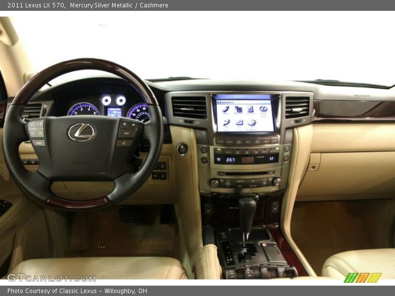 Mercury Silver Metallic / Cashmere 2011 Lexus LX 570