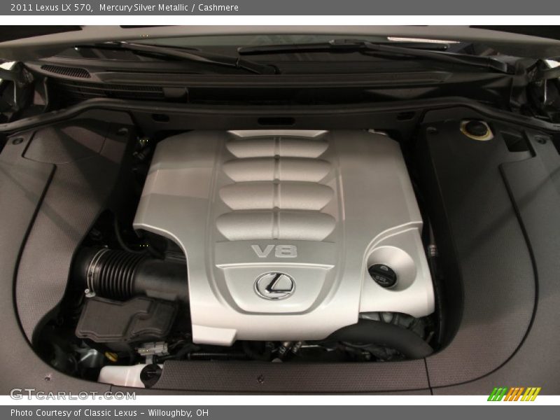 Mercury Silver Metallic / Cashmere 2011 Lexus LX 570