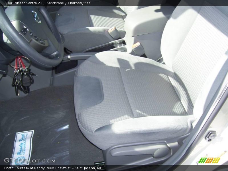 Sandstone / Charcoal/Steel 2008 Nissan Sentra 2.0