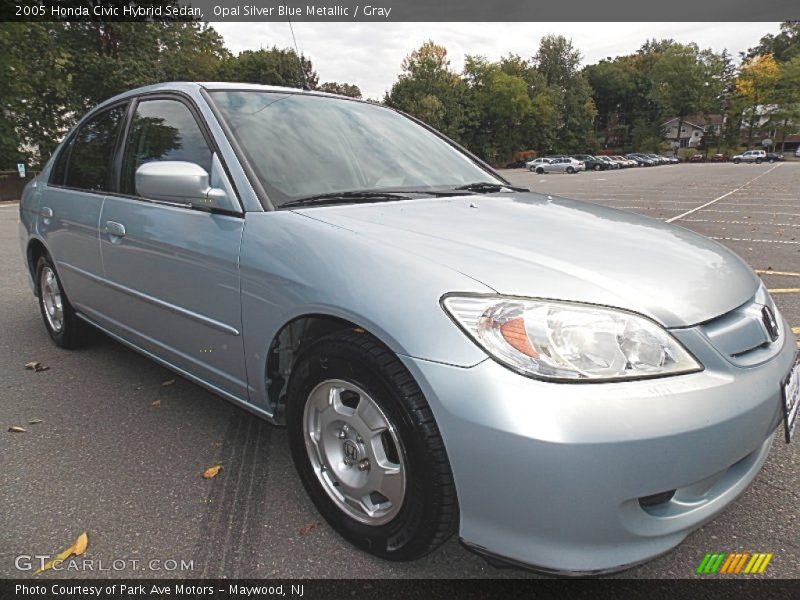 Opal Silver Blue Metallic / Gray 2005 Honda Civic Hybrid Sedan