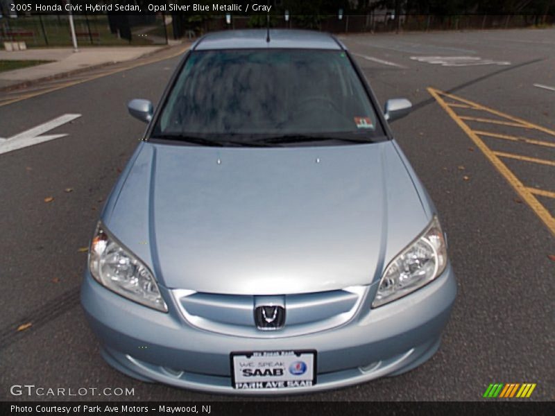Opal Silver Blue Metallic / Gray 2005 Honda Civic Hybrid Sedan
