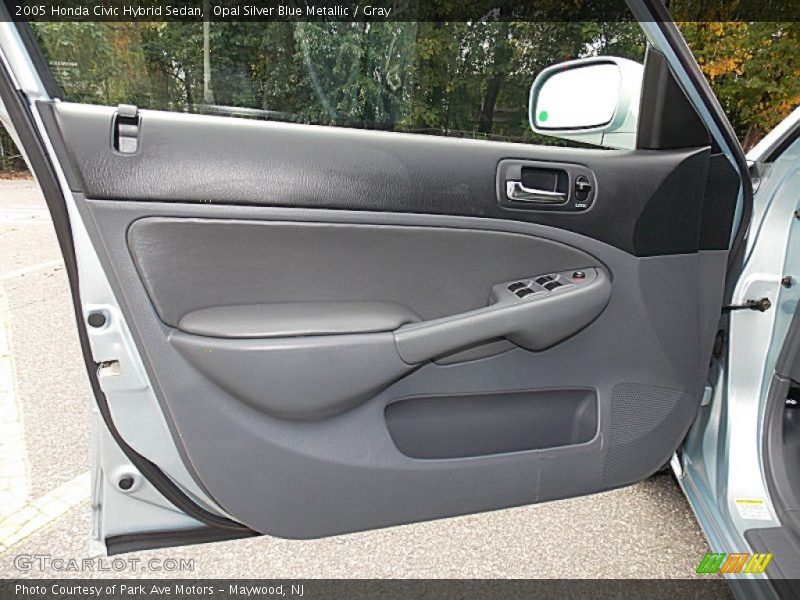 Opal Silver Blue Metallic / Gray 2005 Honda Civic Hybrid Sedan