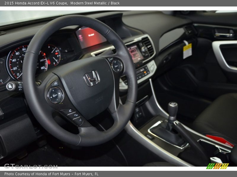 Dashboard of 2015 Accord EX-L V6 Coupe