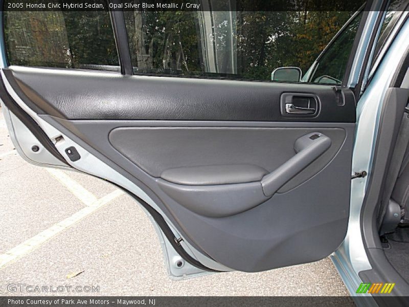 Opal Silver Blue Metallic / Gray 2005 Honda Civic Hybrid Sedan