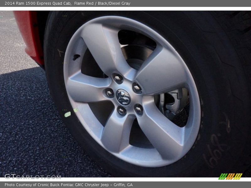 Flame Red / Black/Diesel Gray 2014 Ram 1500 Express Quad Cab