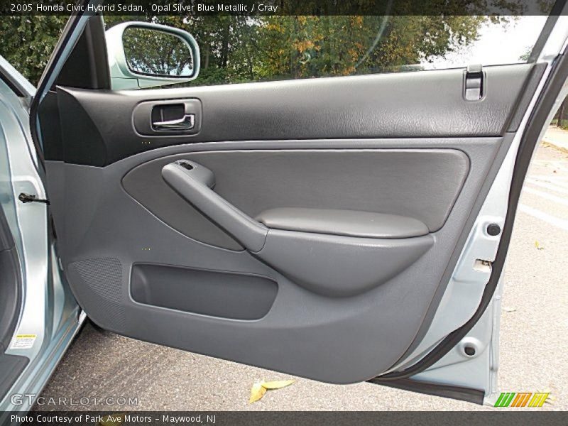 Opal Silver Blue Metallic / Gray 2005 Honda Civic Hybrid Sedan