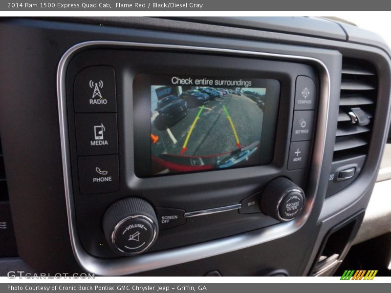 Flame Red / Black/Diesel Gray 2014 Ram 1500 Express Quad Cab
