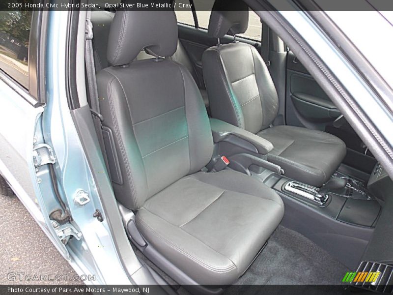 Opal Silver Blue Metallic / Gray 2005 Honda Civic Hybrid Sedan