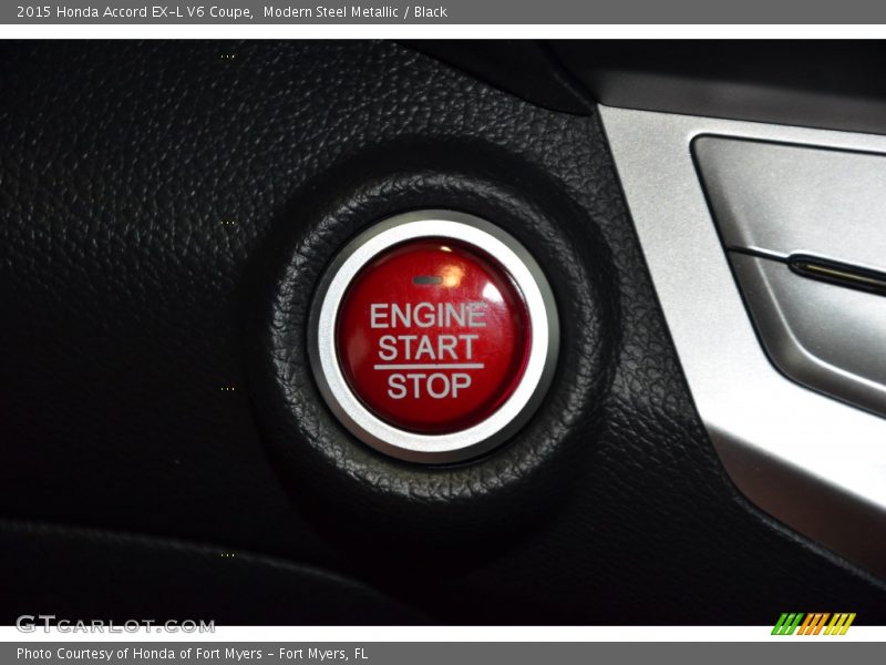 Controls of 2015 Accord EX-L V6 Coupe