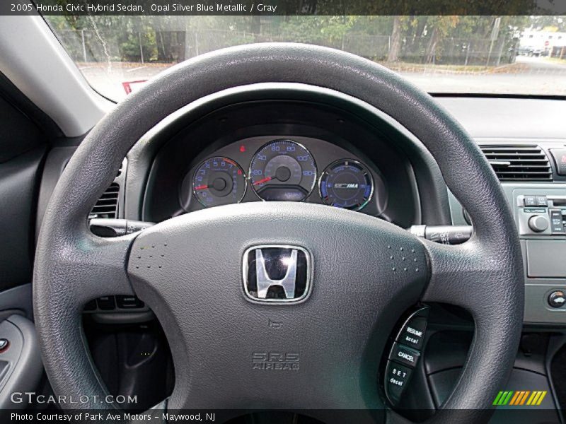 Opal Silver Blue Metallic / Gray 2005 Honda Civic Hybrid Sedan