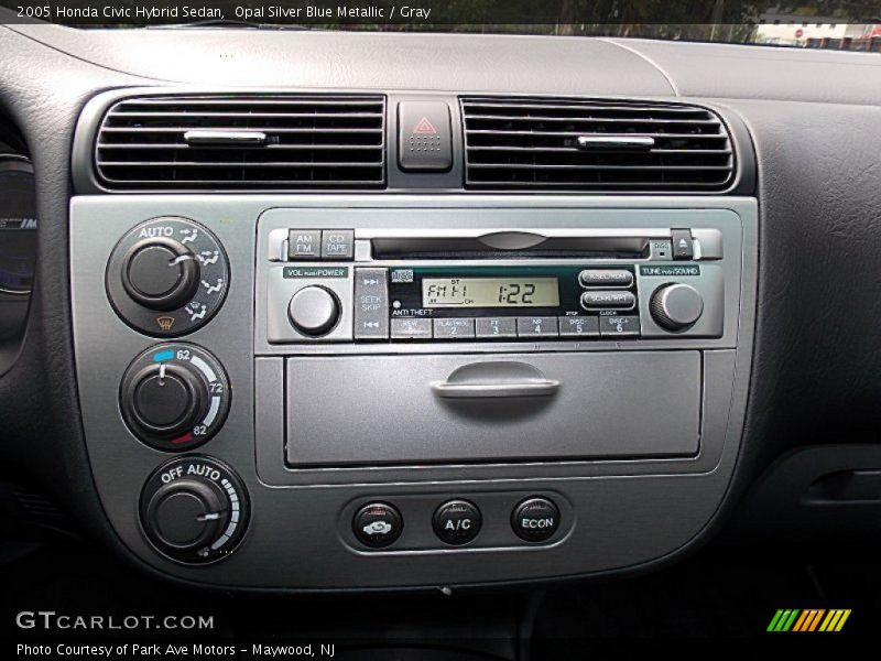 Opal Silver Blue Metallic / Gray 2005 Honda Civic Hybrid Sedan