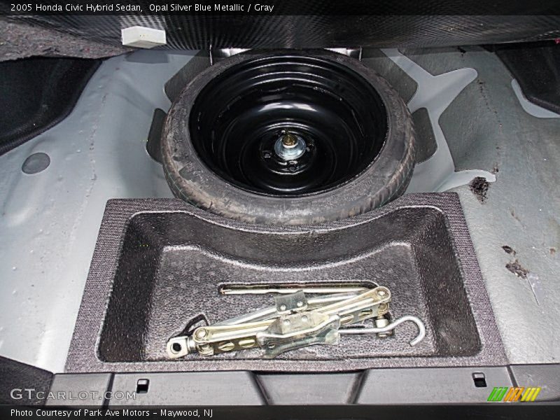 Opal Silver Blue Metallic / Gray 2005 Honda Civic Hybrid Sedan