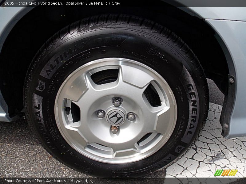 Opal Silver Blue Metallic / Gray 2005 Honda Civic Hybrid Sedan