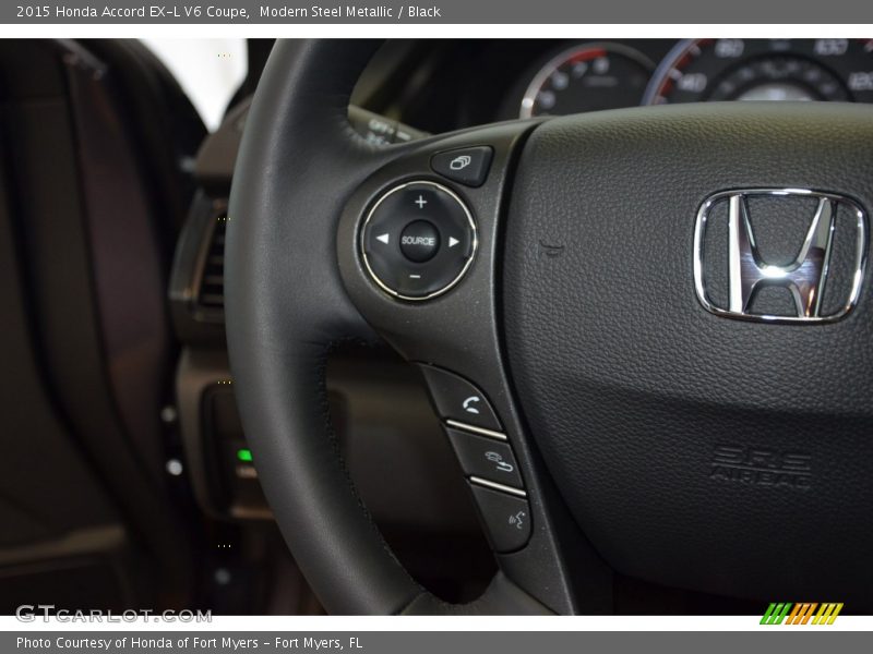 Controls of 2015 Accord EX-L V6 Coupe