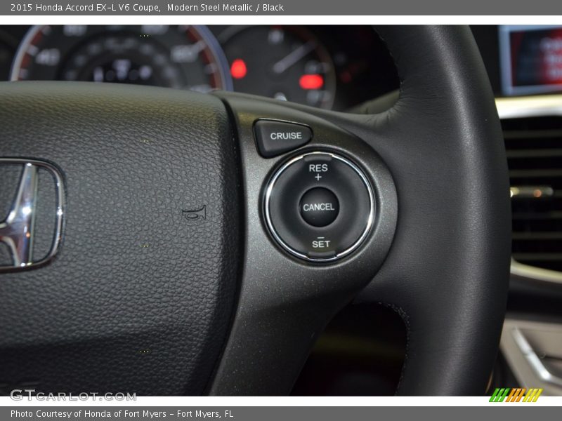 Controls of 2015 Accord EX-L V6 Coupe