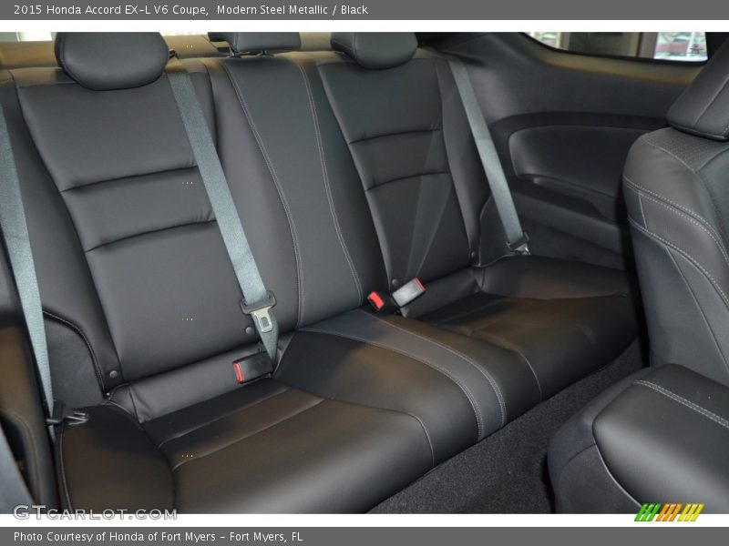 Rear Seat of 2015 Accord EX-L V6 Coupe