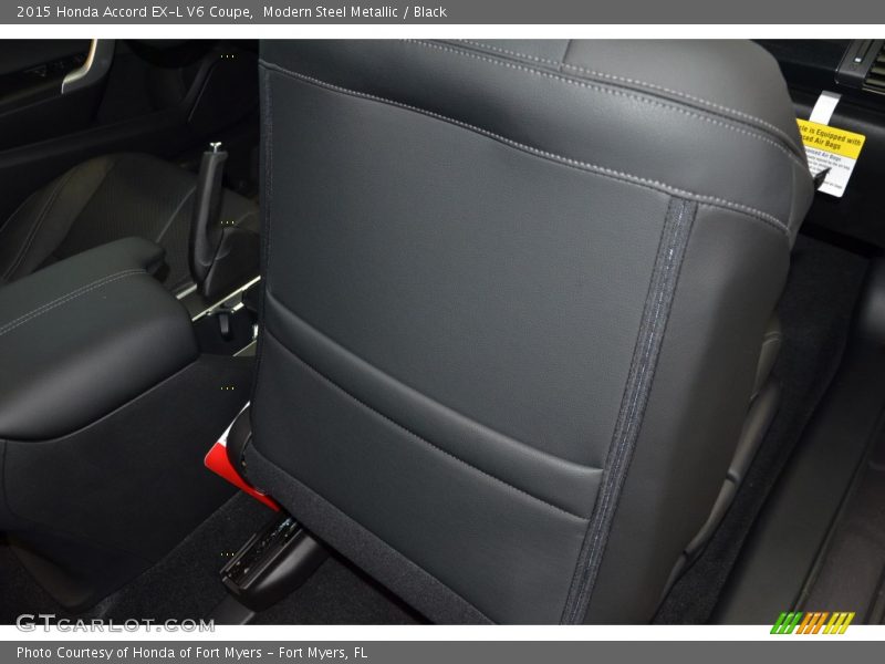 Modern Steel Metallic / Black 2015 Honda Accord EX-L V6 Coupe