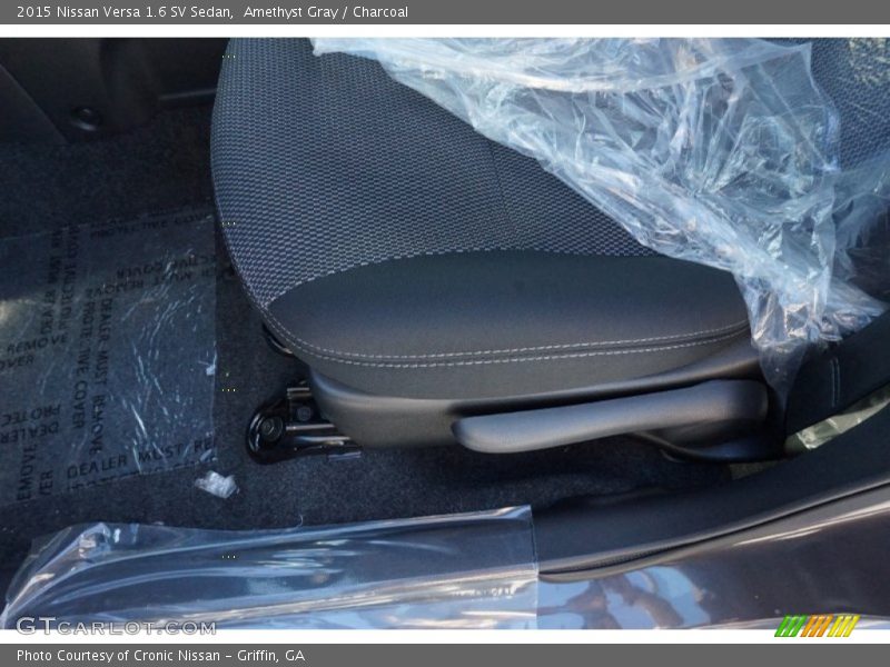 Amethyst Gray / Charcoal 2015 Nissan Versa 1.6 SV Sedan