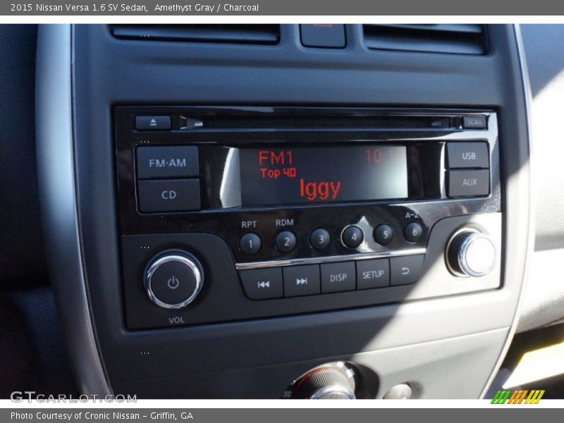 Amethyst Gray / Charcoal 2015 Nissan Versa 1.6 SV Sedan