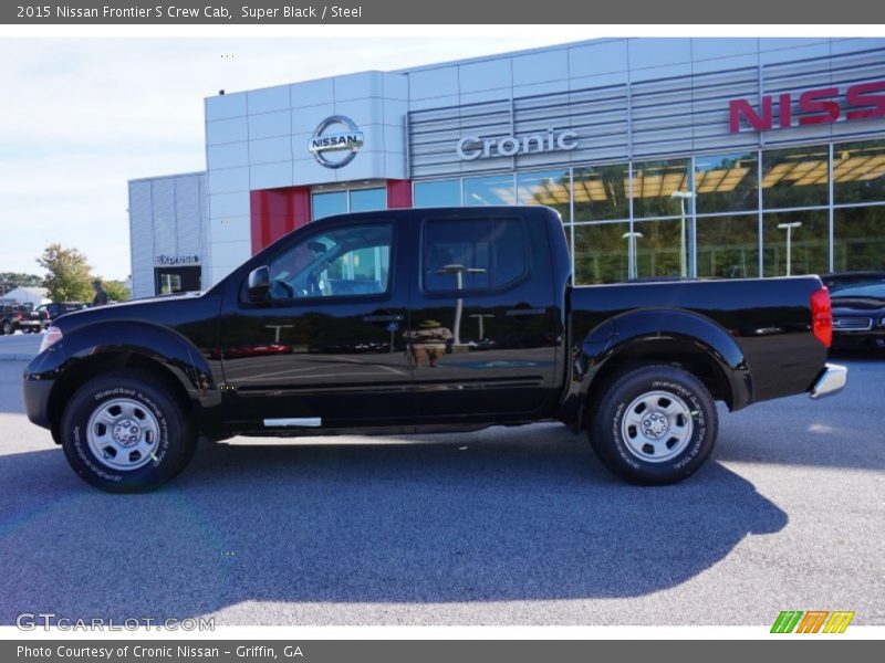 Super Black / Steel 2015 Nissan Frontier S Crew Cab