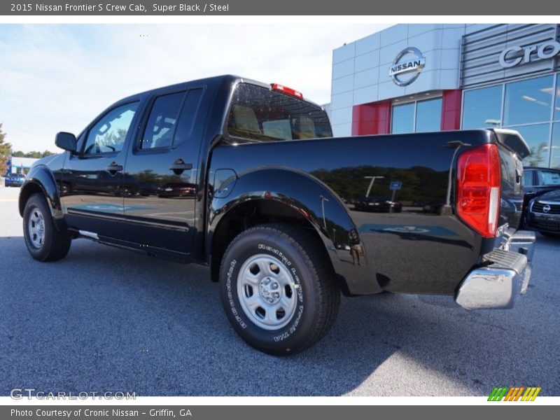 Super Black / Steel 2015 Nissan Frontier S Crew Cab