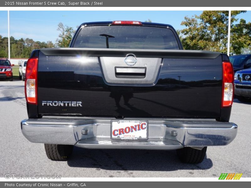 Super Black / Steel 2015 Nissan Frontier S Crew Cab