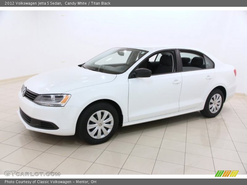 Candy White / Titan Black 2012 Volkswagen Jetta S Sedan