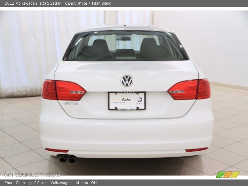 Candy White / Titan Black 2012 Volkswagen Jetta S Sedan
