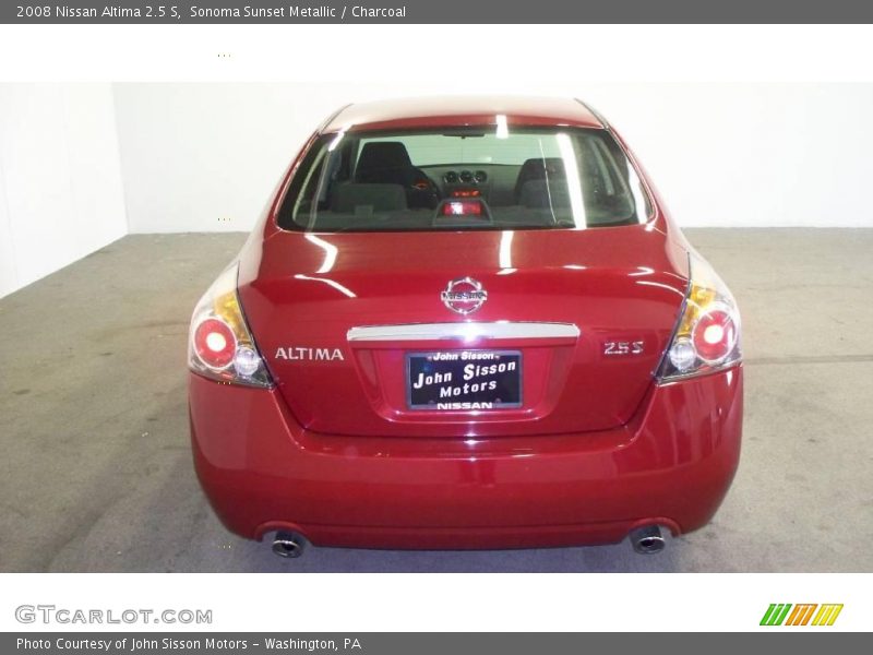 Sonoma Sunset Metallic / Charcoal 2008 Nissan Altima 2.5 S
