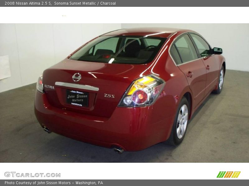 Sonoma Sunset Metallic / Charcoal 2008 Nissan Altima 2.5 S