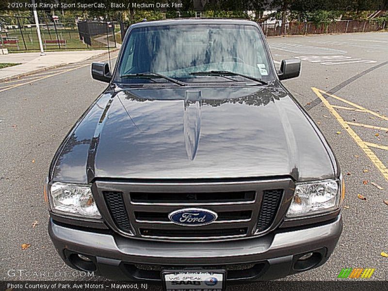 Black / Medium Dark Flint 2010 Ford Ranger Sport SuperCab