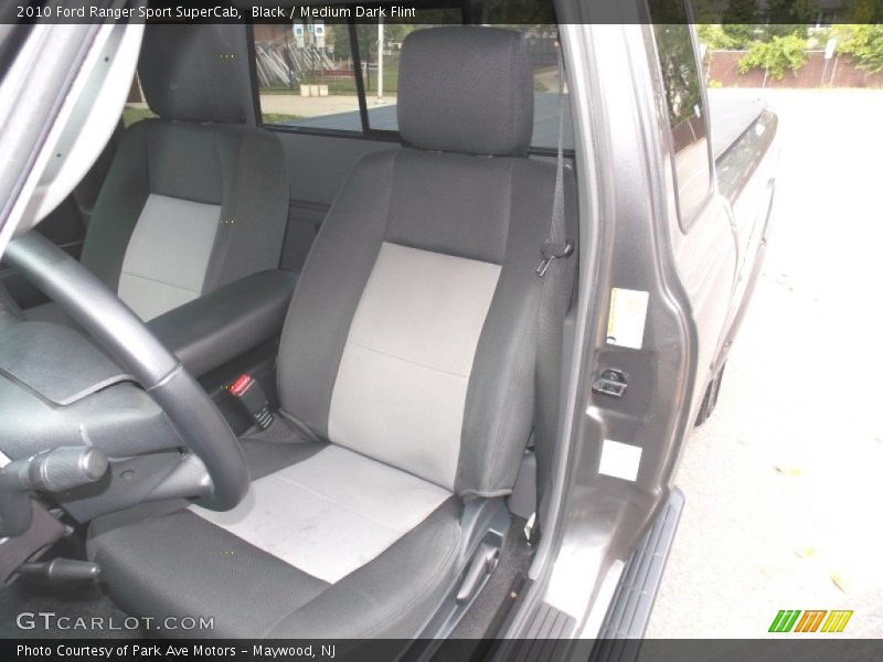Black / Medium Dark Flint 2010 Ford Ranger Sport SuperCab