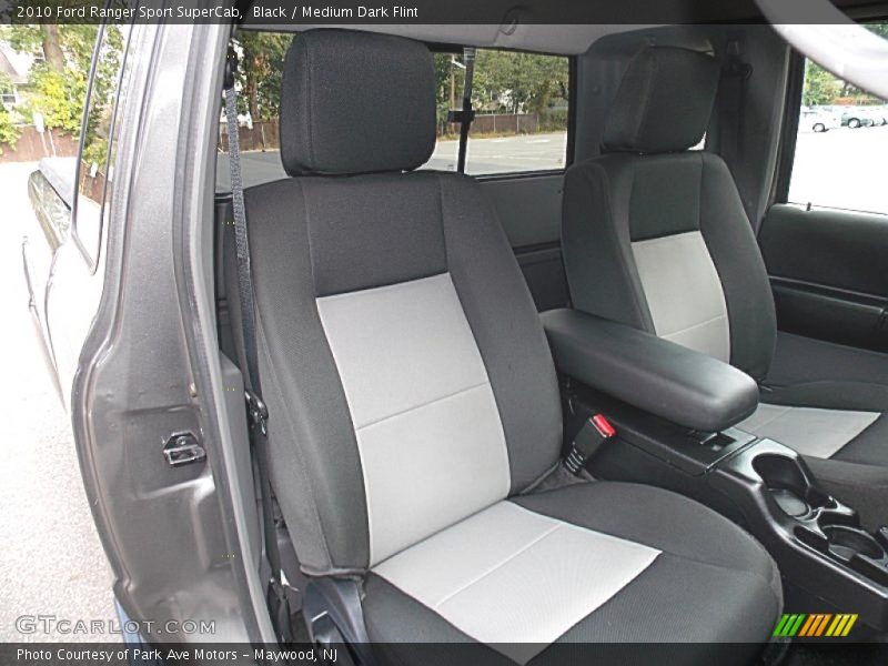 Black / Medium Dark Flint 2010 Ford Ranger Sport SuperCab