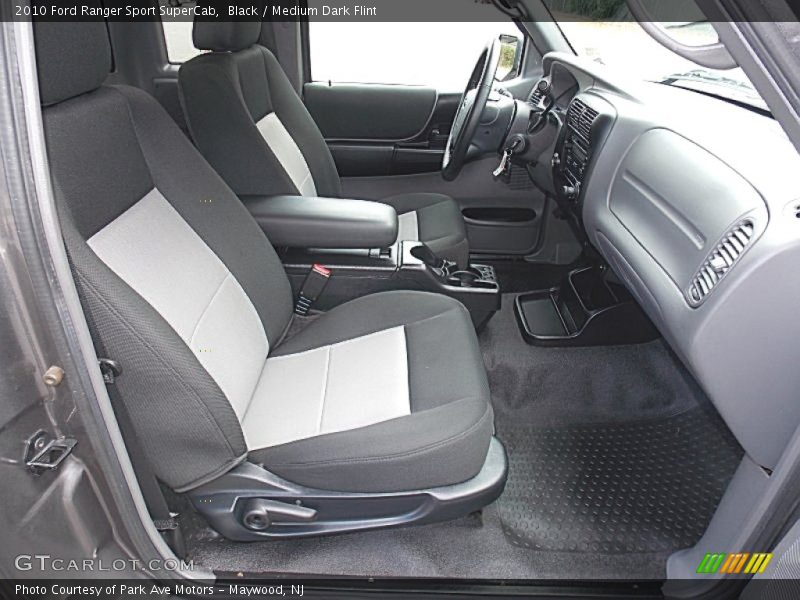 Black / Medium Dark Flint 2010 Ford Ranger Sport SuperCab