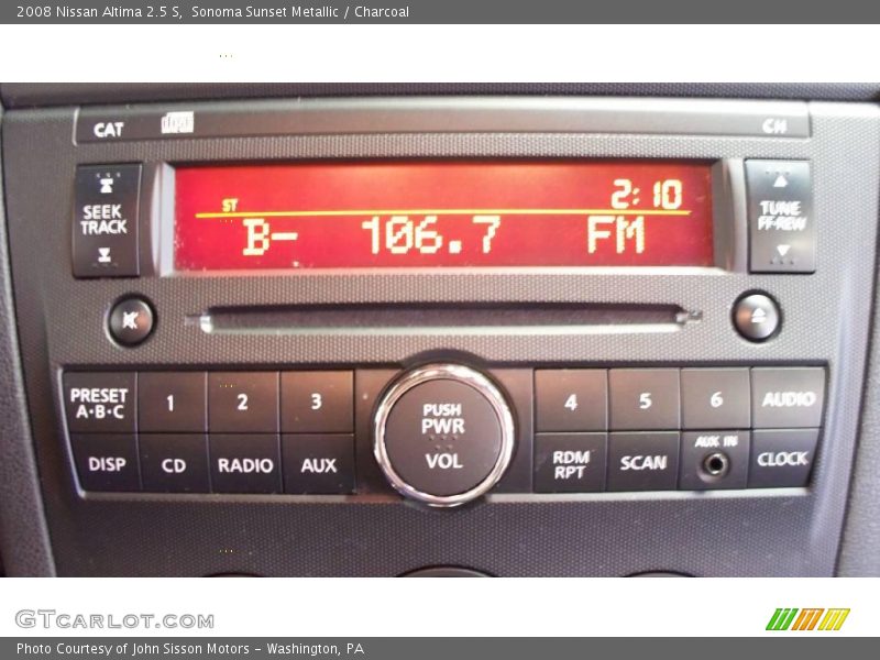 Sonoma Sunset Metallic / Charcoal 2008 Nissan Altima 2.5 S